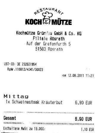 ptag Kochmütze Höffner Möbel Service und Restaurant Lebensmittelhygiene Verordnung Konzept HACCP ptag Höffner Kochmütze Restaurant